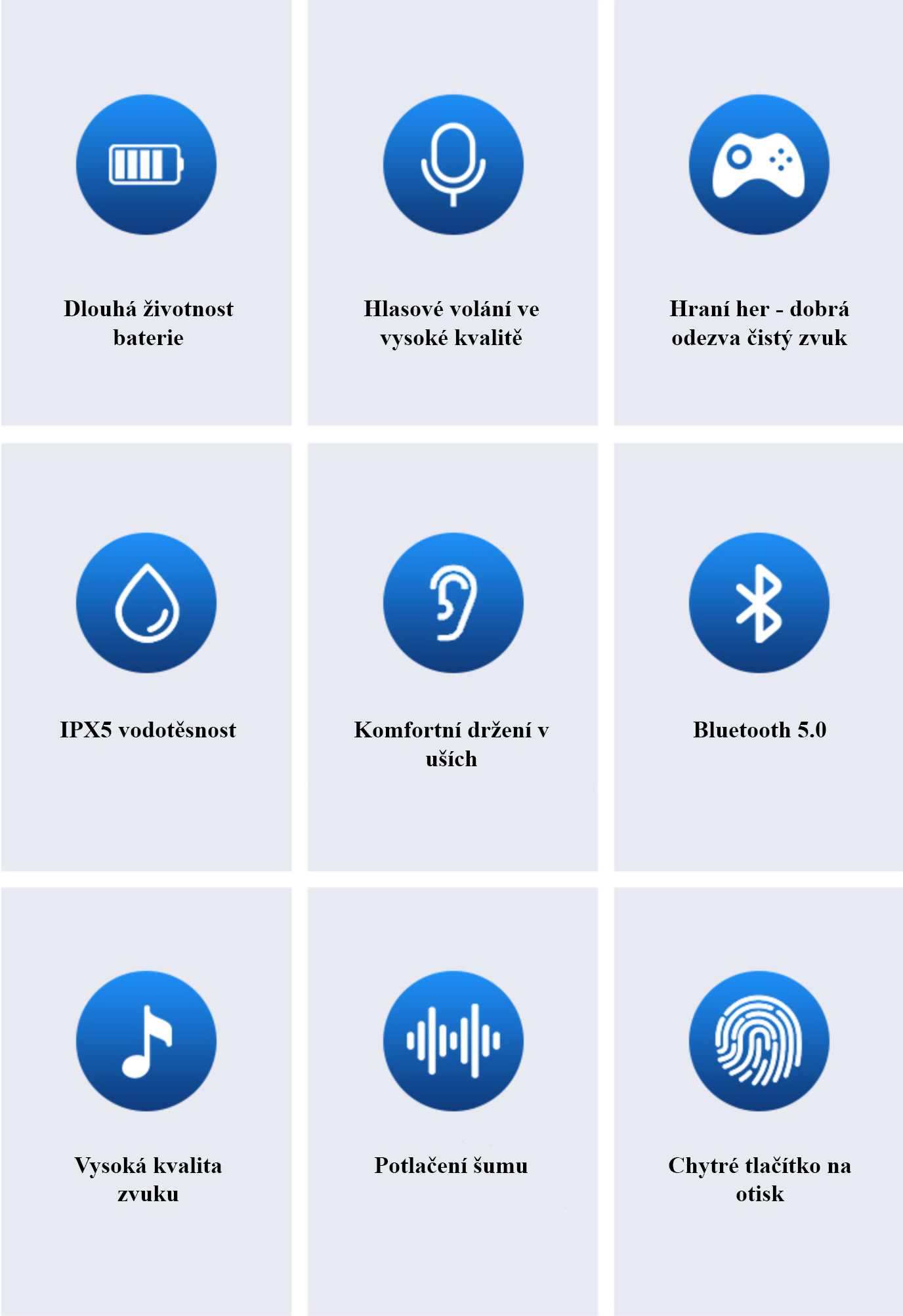 Lenovo_bezdratova_sluchatka_LP3 Pro TWS Bluetooth 5.0 podrobne vlastnosti